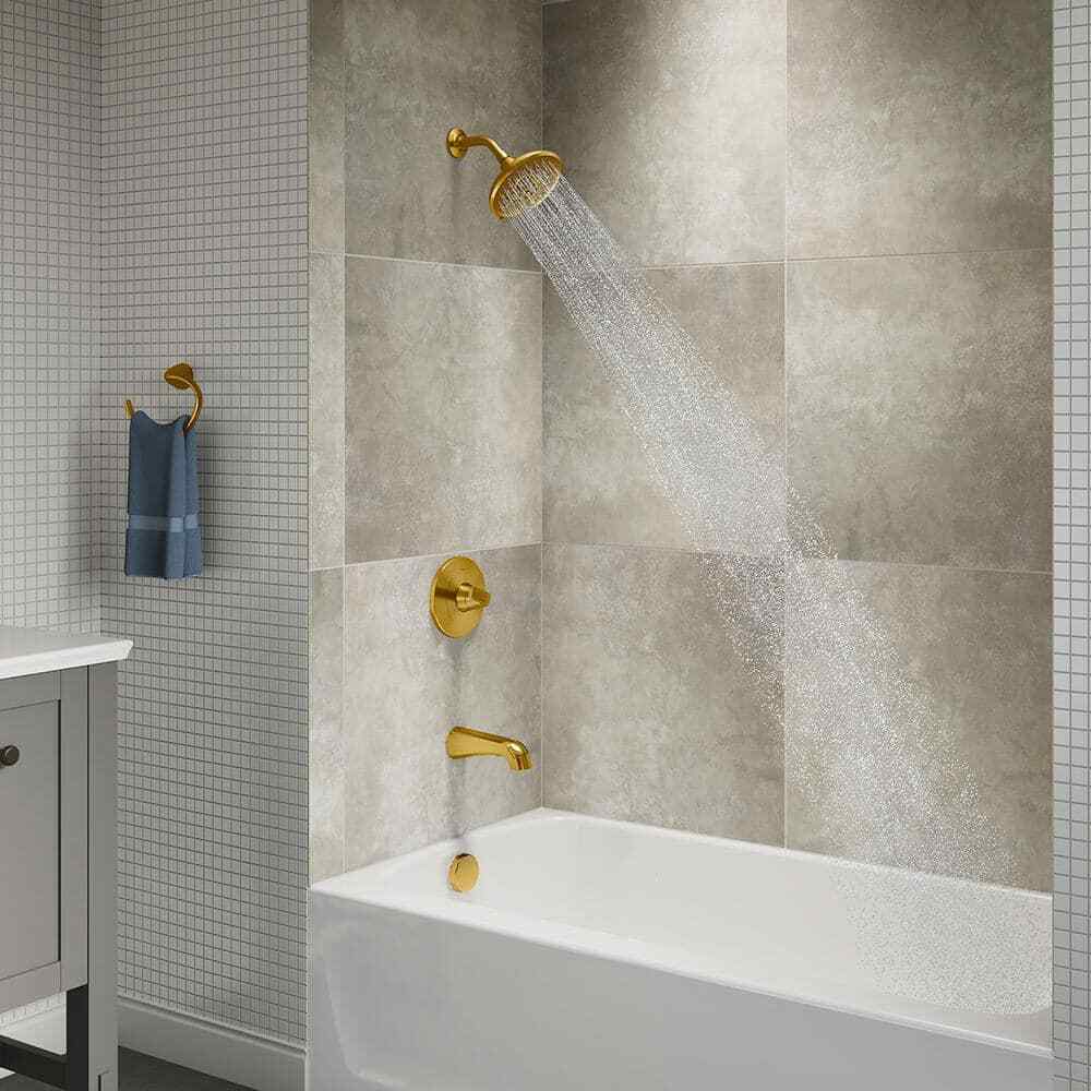 KOHLER Cursiva Single-Handle 3-Spray Tub and Shower Faucet 1.75 GPM