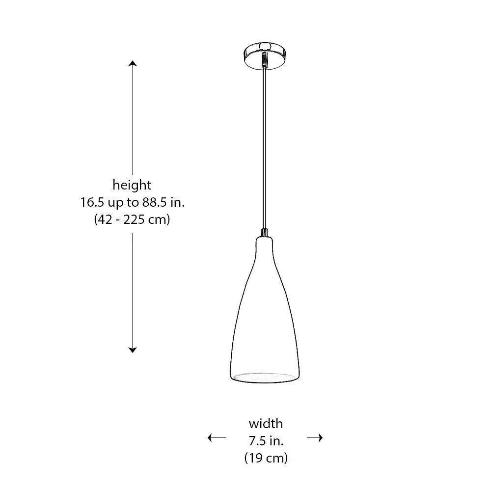 Transglobe 1-Light Rust Bohemian Mini Pendant Light with Concrete Shade
