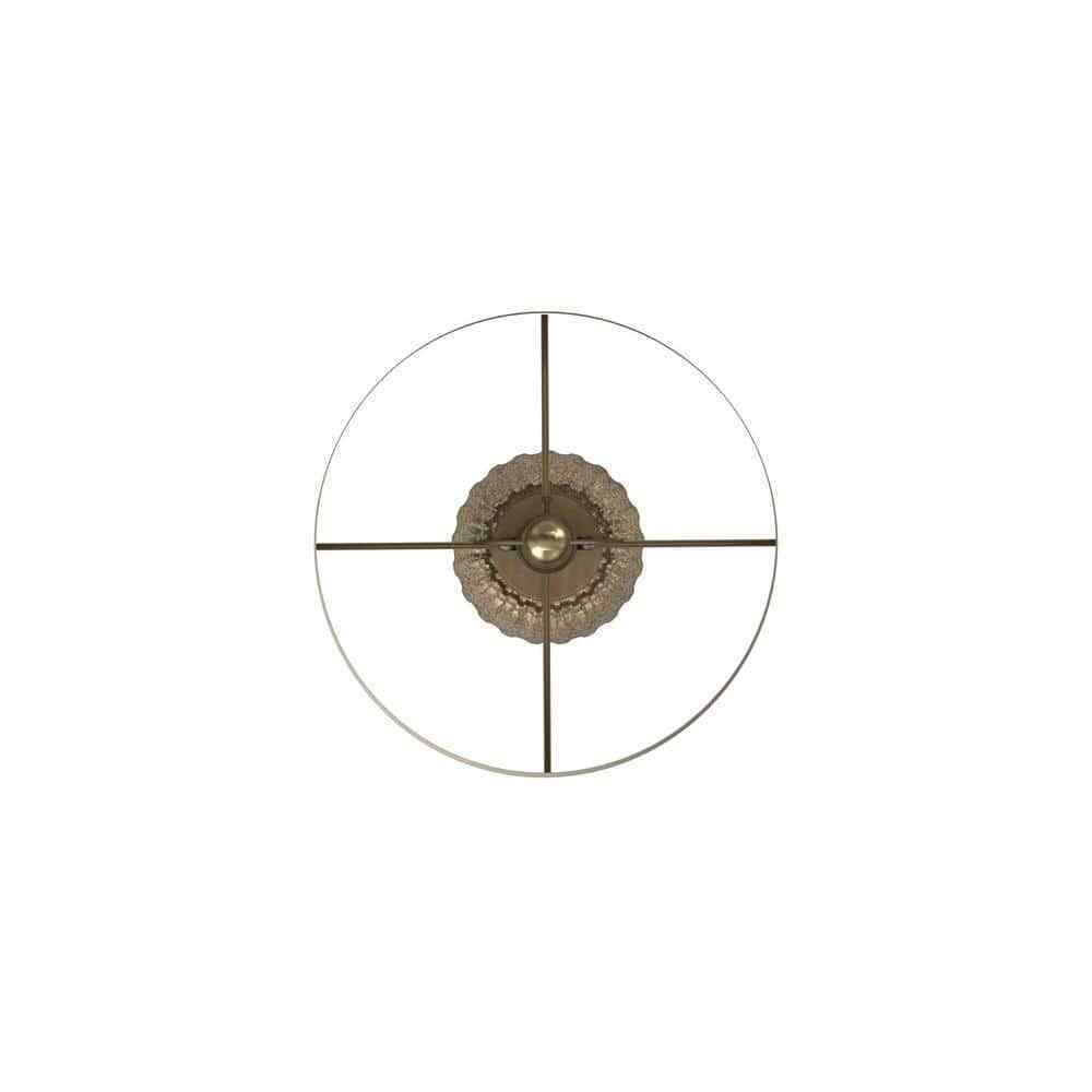 StyleCraft 32 in. Glimmer Bronze Table Lamp with Beige Hardback Fabric Shade