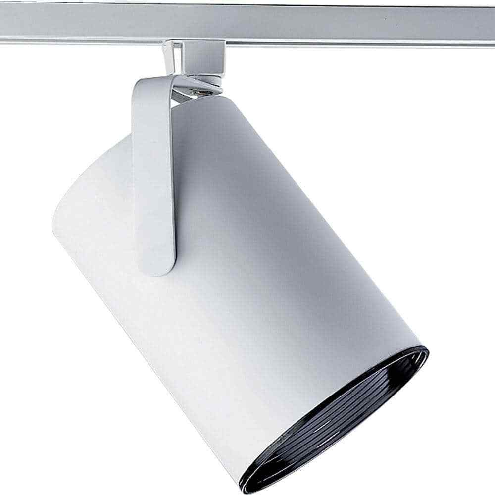 Progress Lighting Alpha Trak Collection 1-Light White Track Lighting Head