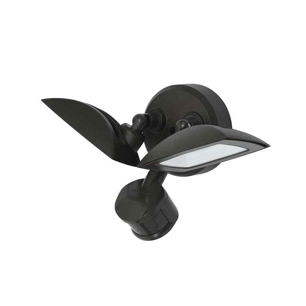 Commercial Electric 150W Equivalent Bronze Outdoor LED Security Light 3000 Lumen