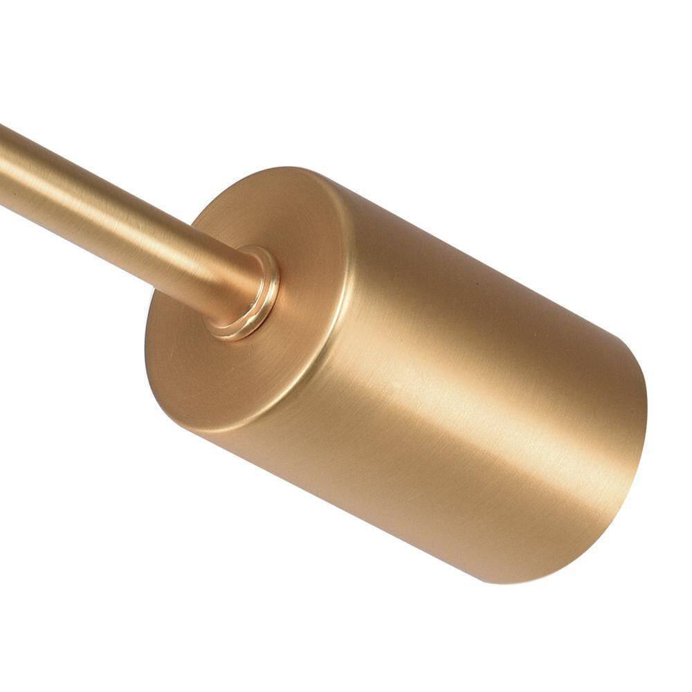 RRTYO Wingard 39.37in. 10-Light Gold Sputnik Ceiling Light Semi-Flush Mount