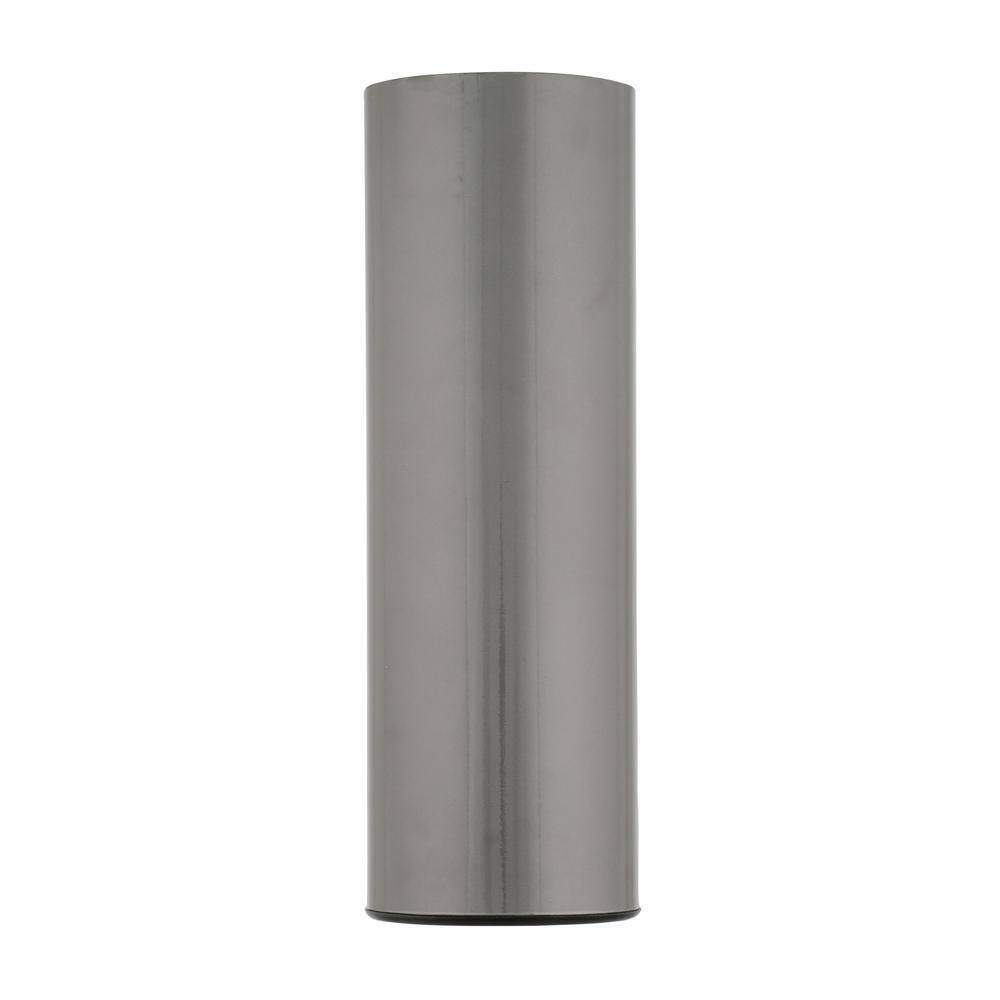 Westinghouse 2-Light Polished Graphite on Steel Cylinder Outdoor Wall Lantern