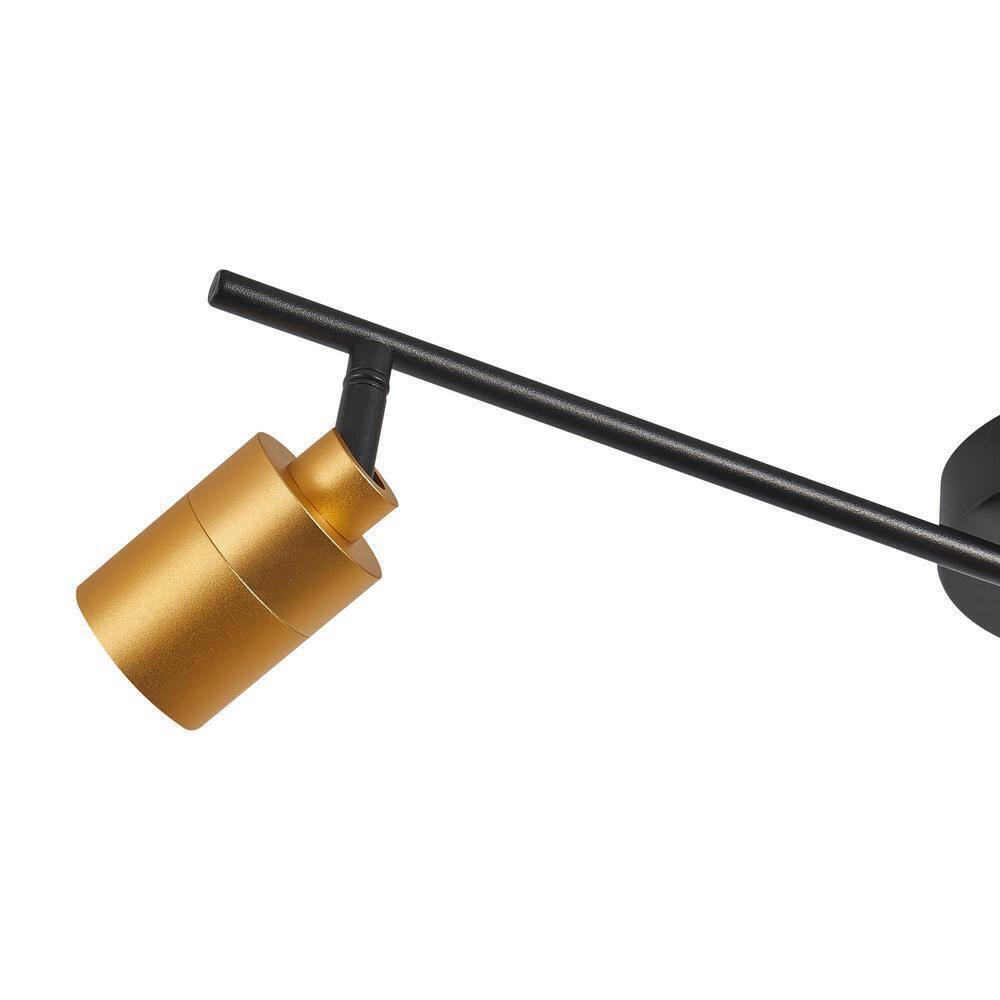 Vidalite 2 ft. 1470 Lumen Brass And Black Modern LED Track Light rotating 3000K