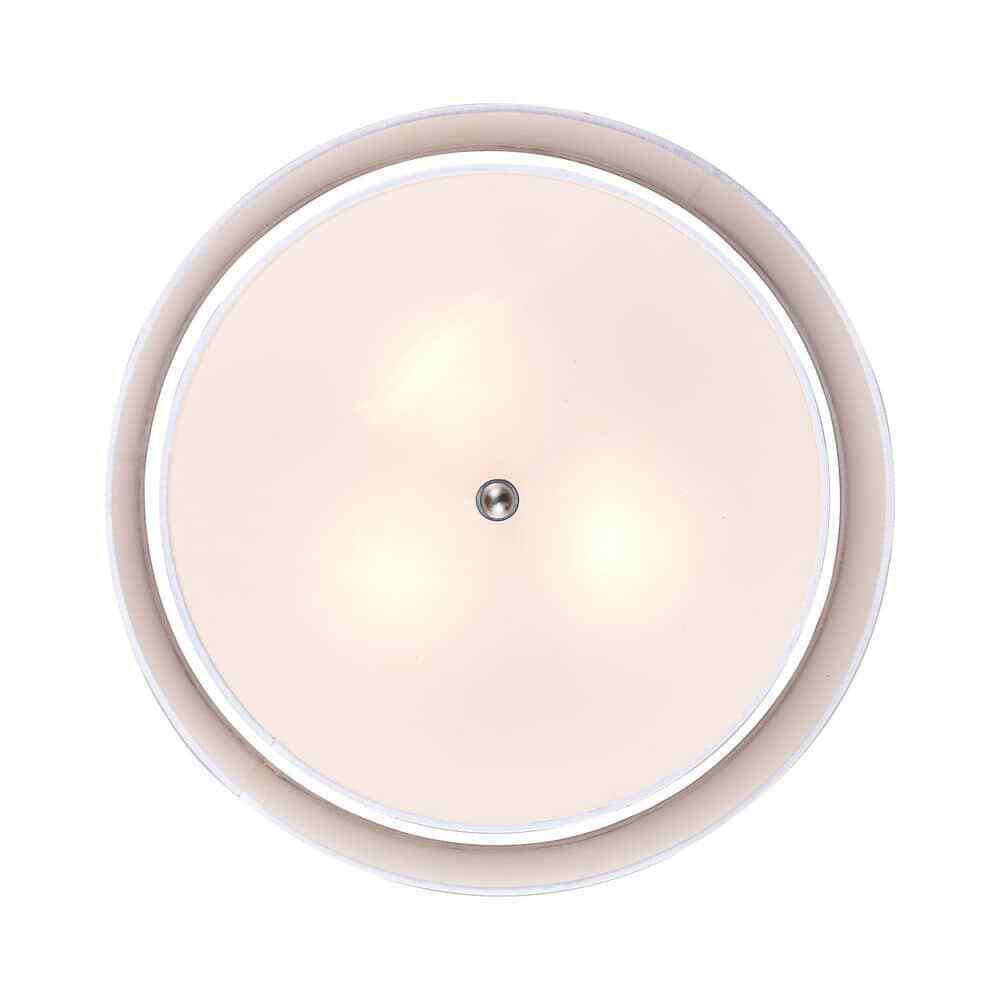 Bel Air Lighting Schiffer 18 in. 3-Light Brushed Nickel Kitchen Pendant Light