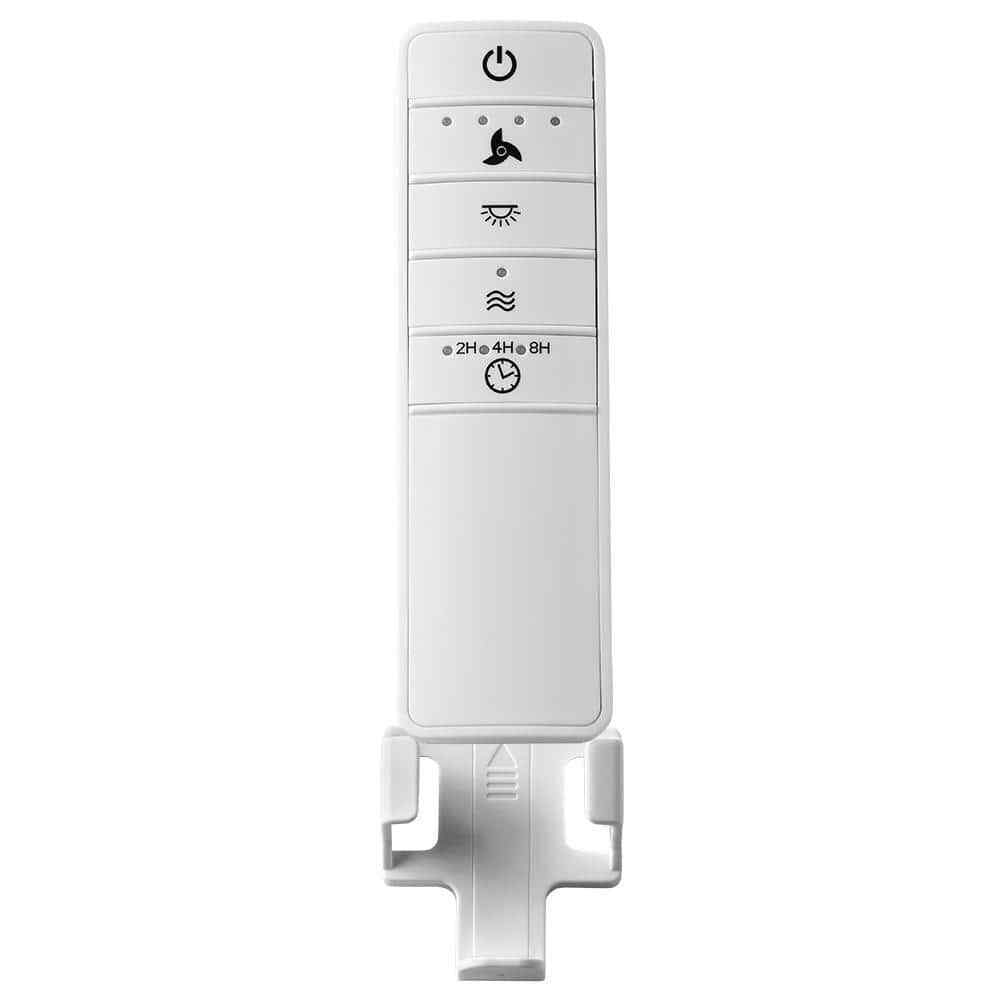 Universal Smart Hubspace Wi-Fi 4-Speed Ceiling Fan White Remote Control - For AC