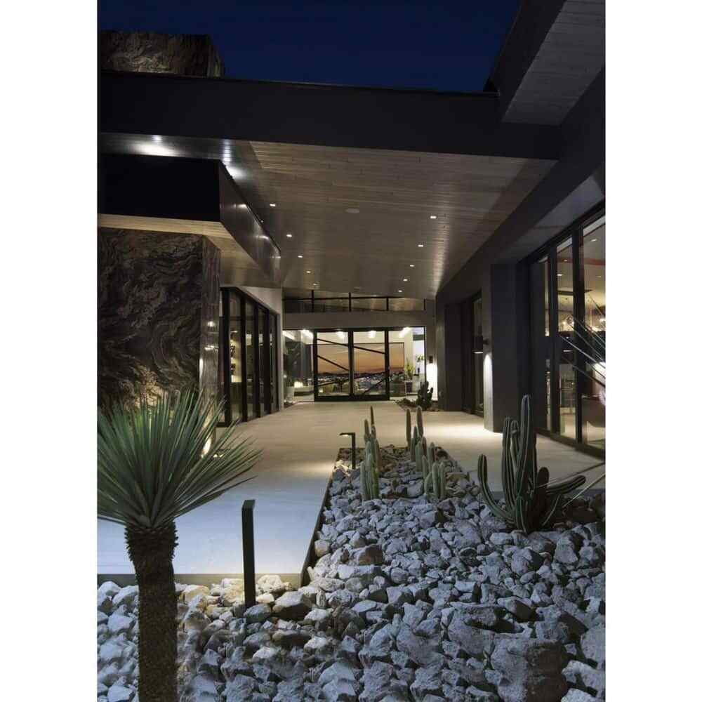 Progress Lighting Cylinder Black Modern Outdoor Wall Lantern Porch Light