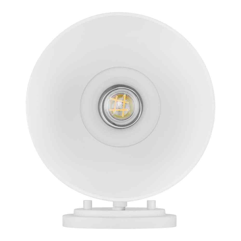Home Decorators Collection Franklin 1-Light Wired Sconce in Distressed White