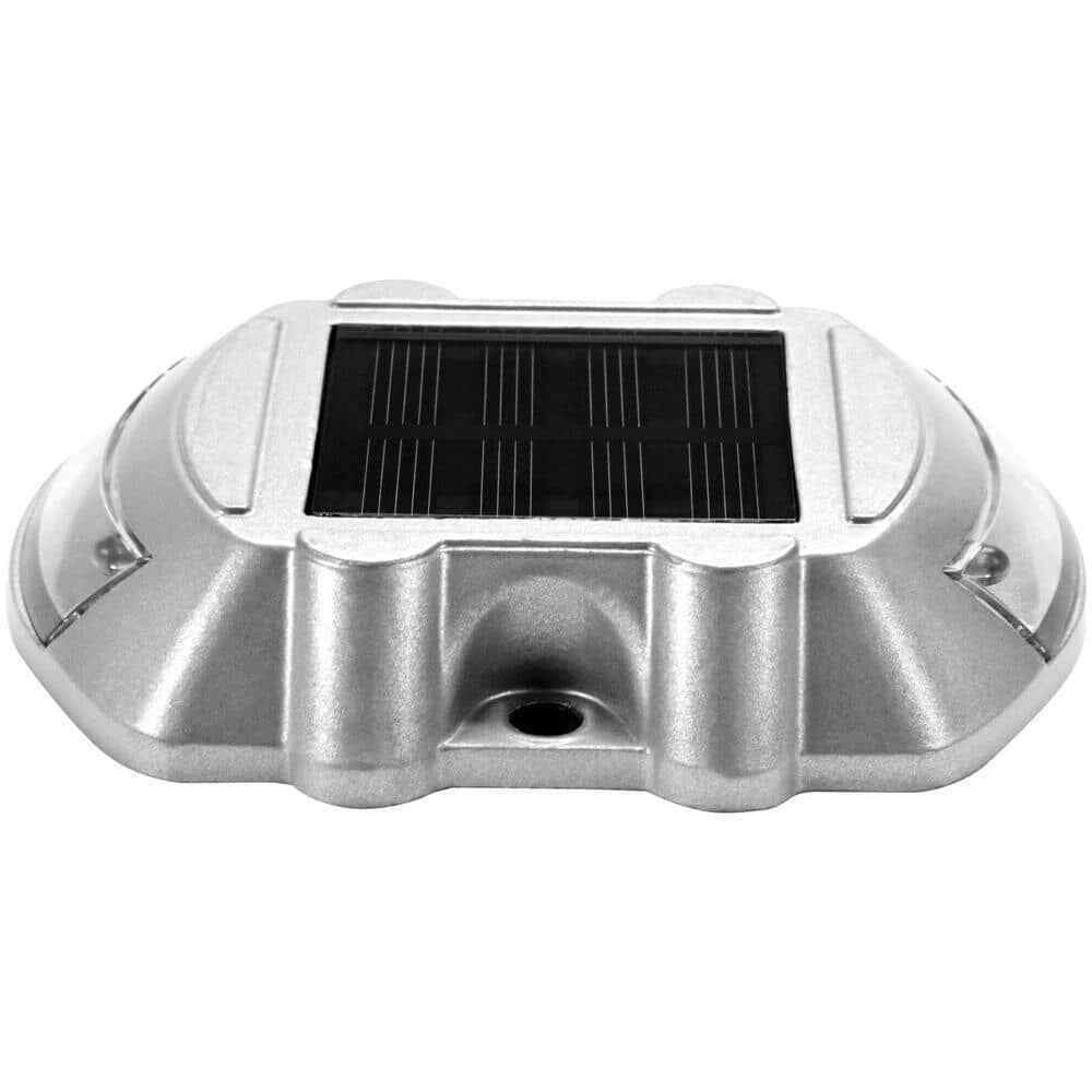 VEVOR Solar Dock Lights Marine 8-Pack Outdoor Waterproof Wireless 6 LED Driveway