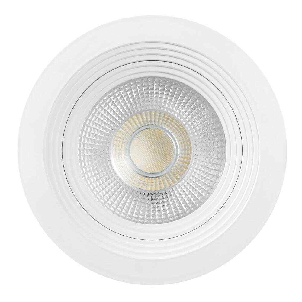 Globe Electric 5 in. 3000K White Integrated LED Recessed Lighting Kit 4-Pack