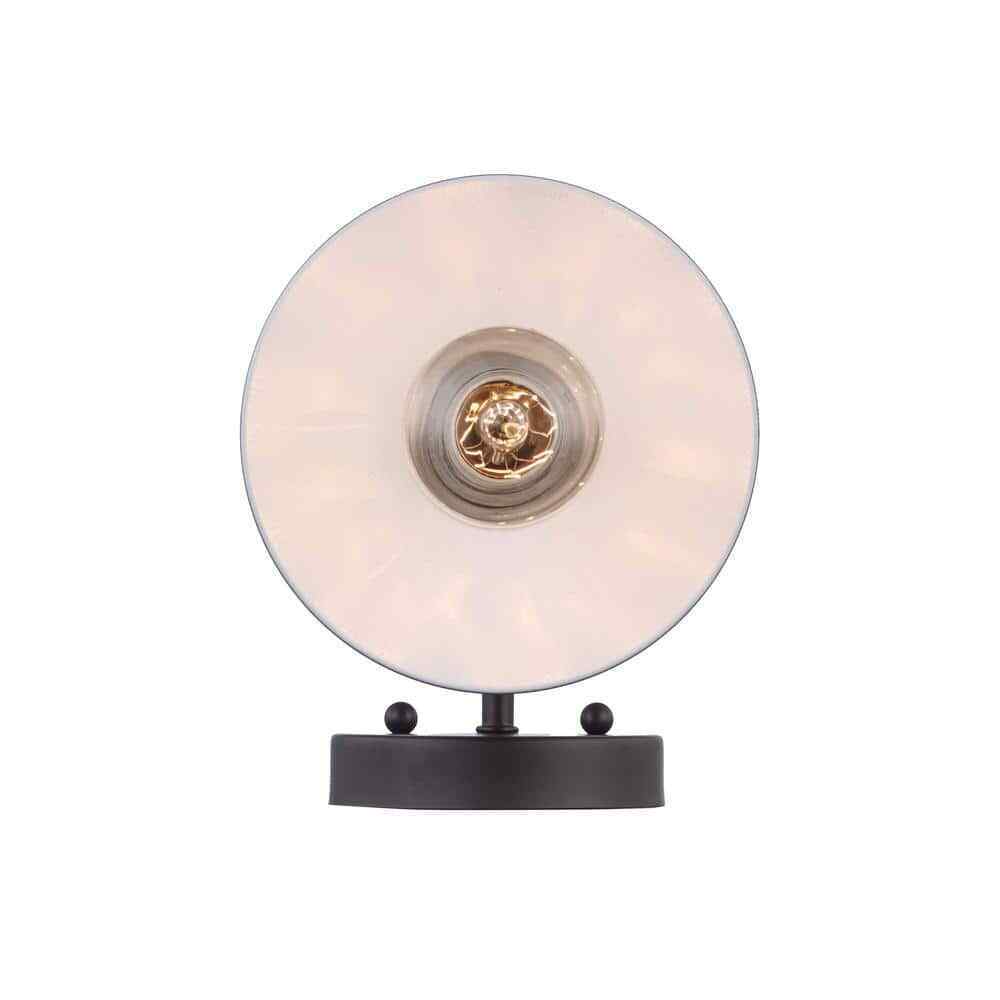 Hampton Bay Glenhurst Bronze Industrial Farmhouse Indoor Wall Sconce