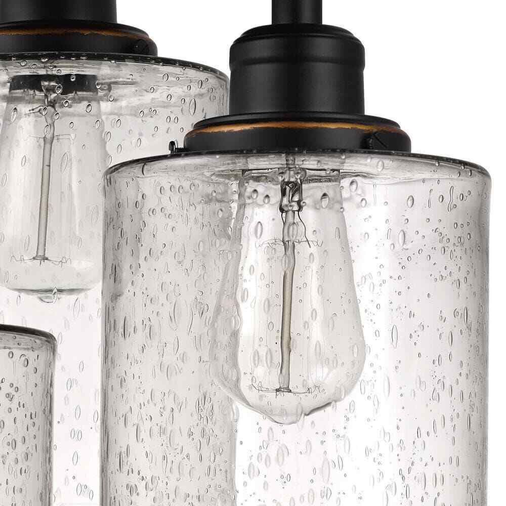 Globe Electric Annecy 3-Light Oil Rubbed Bronze Semi-Flush Mount Light 65904