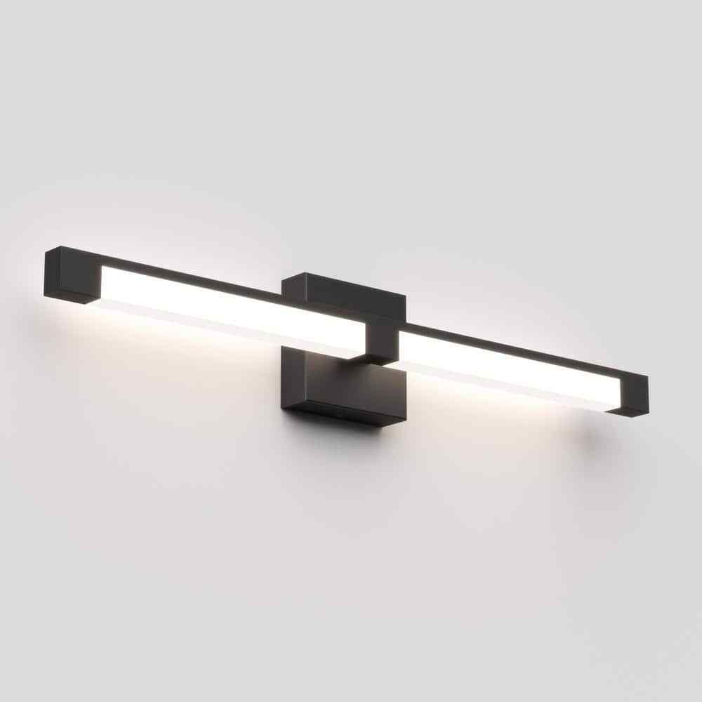 Artika Tivoli 27 in. Integrated LED Matte Black Vanity Light Bar Wall Fixture