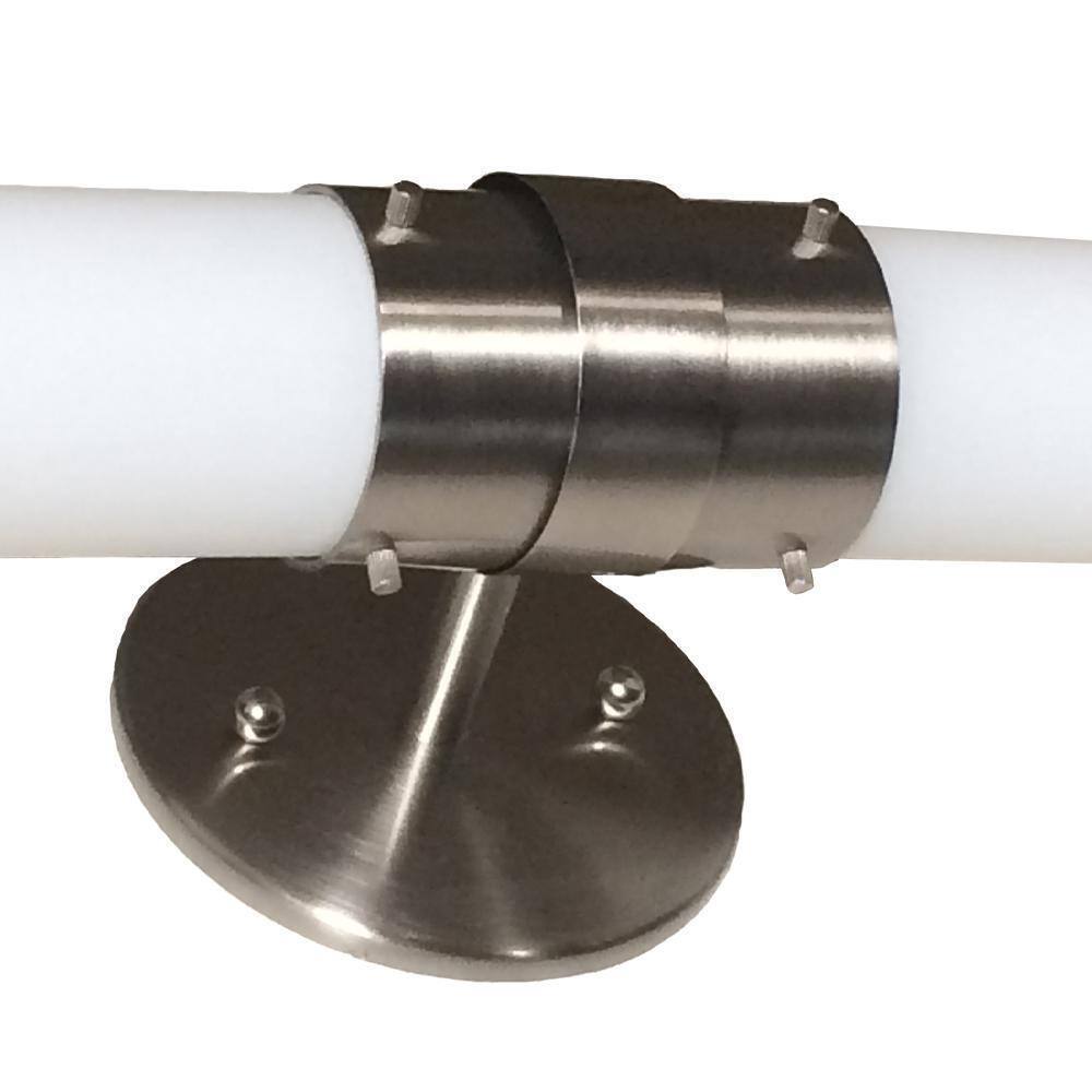Bel Air Lighting Fusion 20 in. 2-Light Brushed Nickel Bathroom Vanity Light