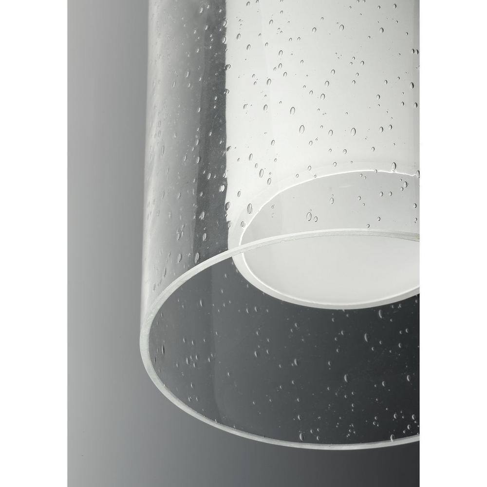Progress Lighting Compel 1-Light Black Modern Outdoor Medium Wall Lantern
