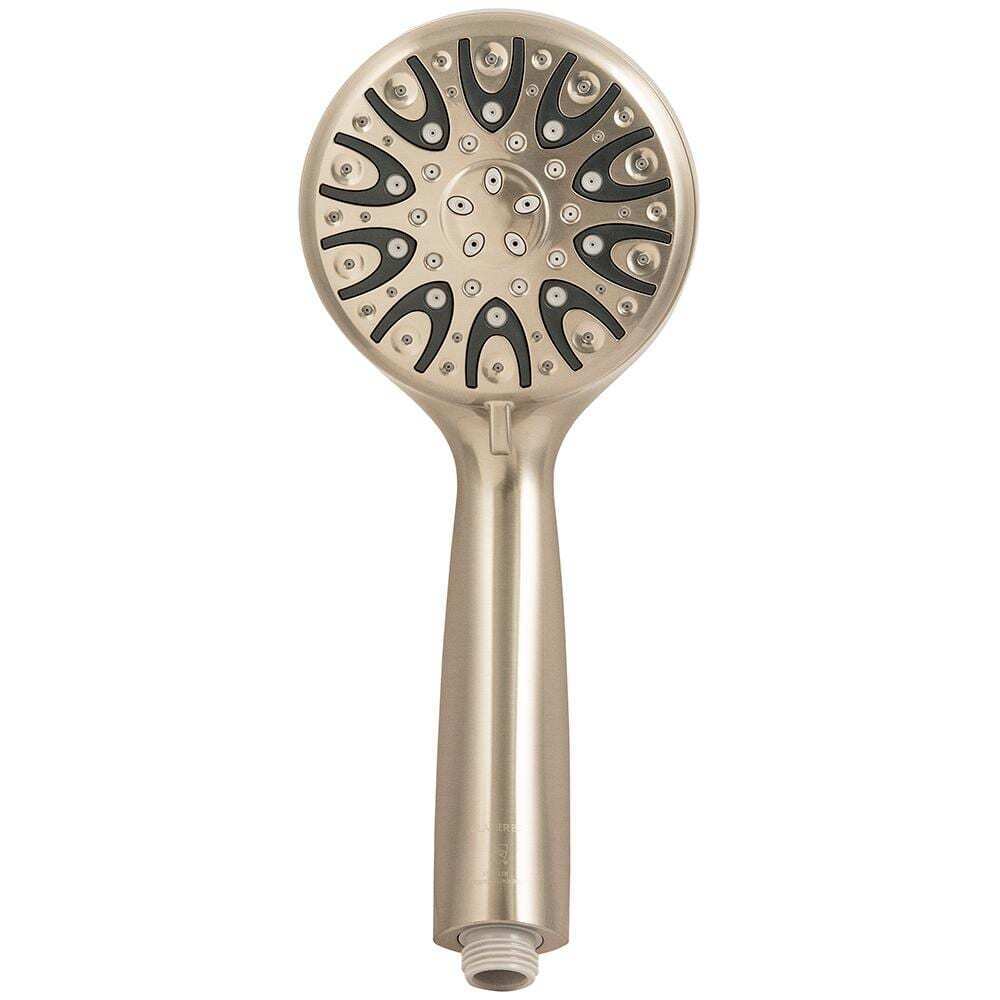 Glacier Bay Raincan 6 -Spray Round Shower Head Adjustable Heads Brushed Nickel