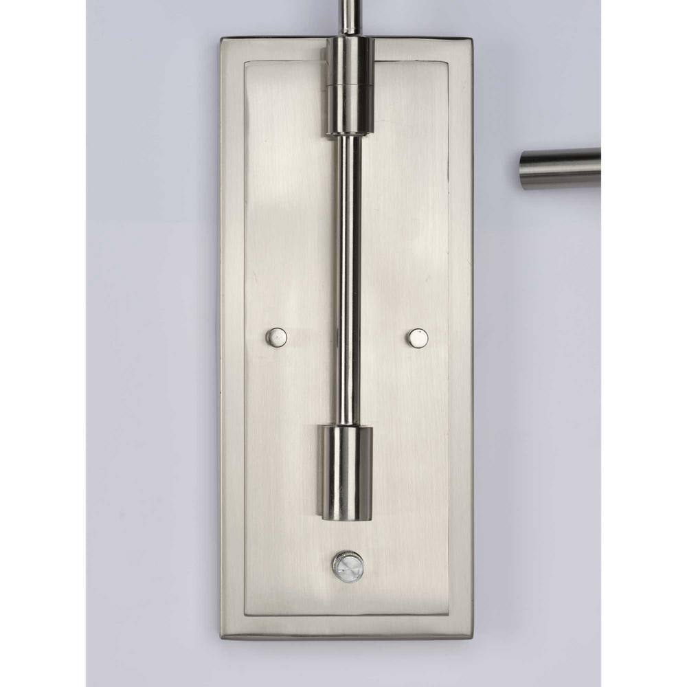 Progress Lighting Kempsey Brushed Nickel Swing Arm Wall Bracket