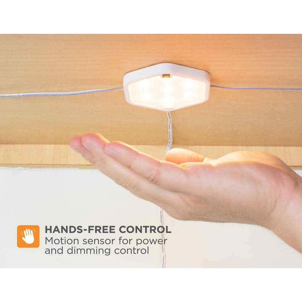 BLACK+DECKER LED Warm White Puck Light Kit 5-Pack LEDUC-PUCK-5WK