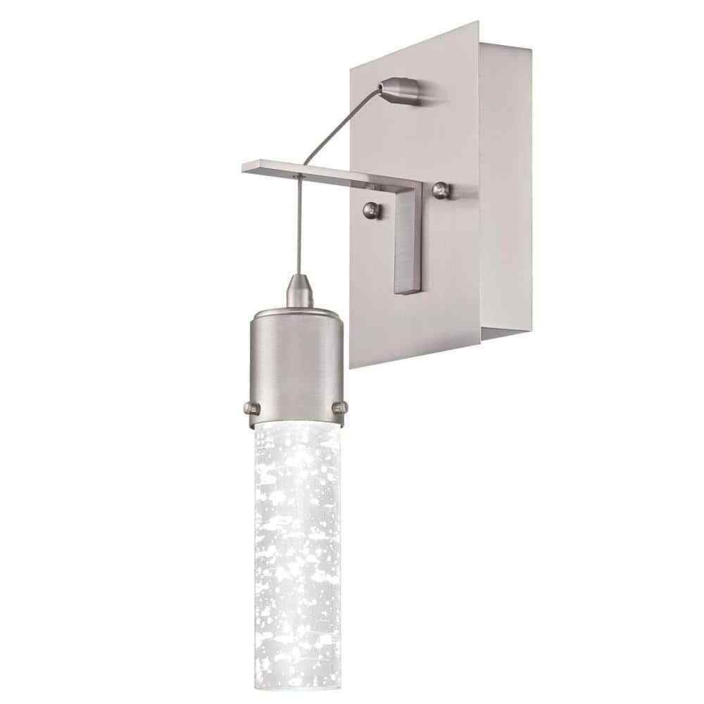 Westinghouse Cava 9-Watt Brushed Nickel Integrated LED Wall Mount Sconce 6372000