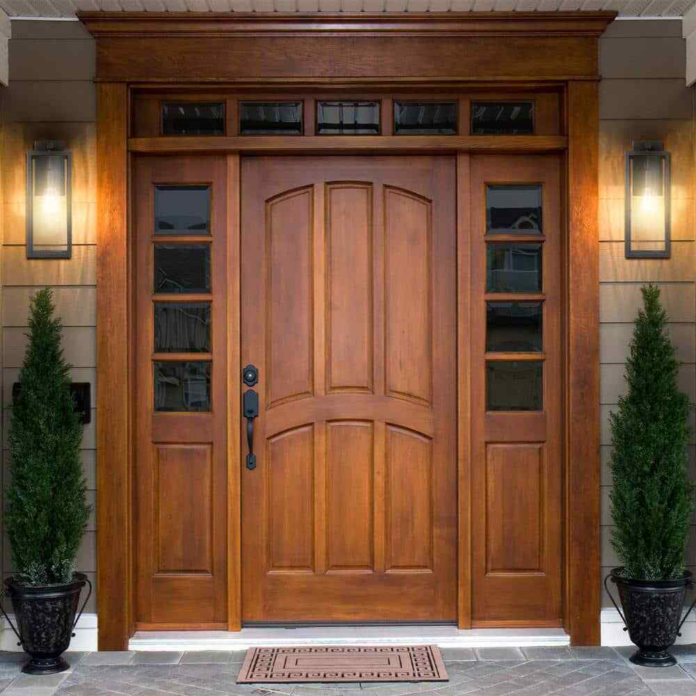 Globe Electric Bowery 1-Light Bronze Hardwired Outdoor Indoor Wall Lantern Sconc