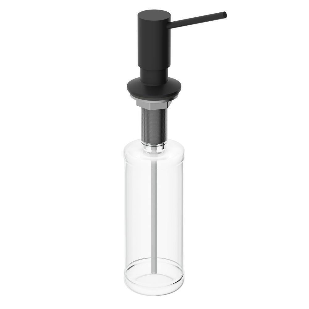 VIGO Braddock Kitchen Soap Dispenser in Matte Black VGSD004MB