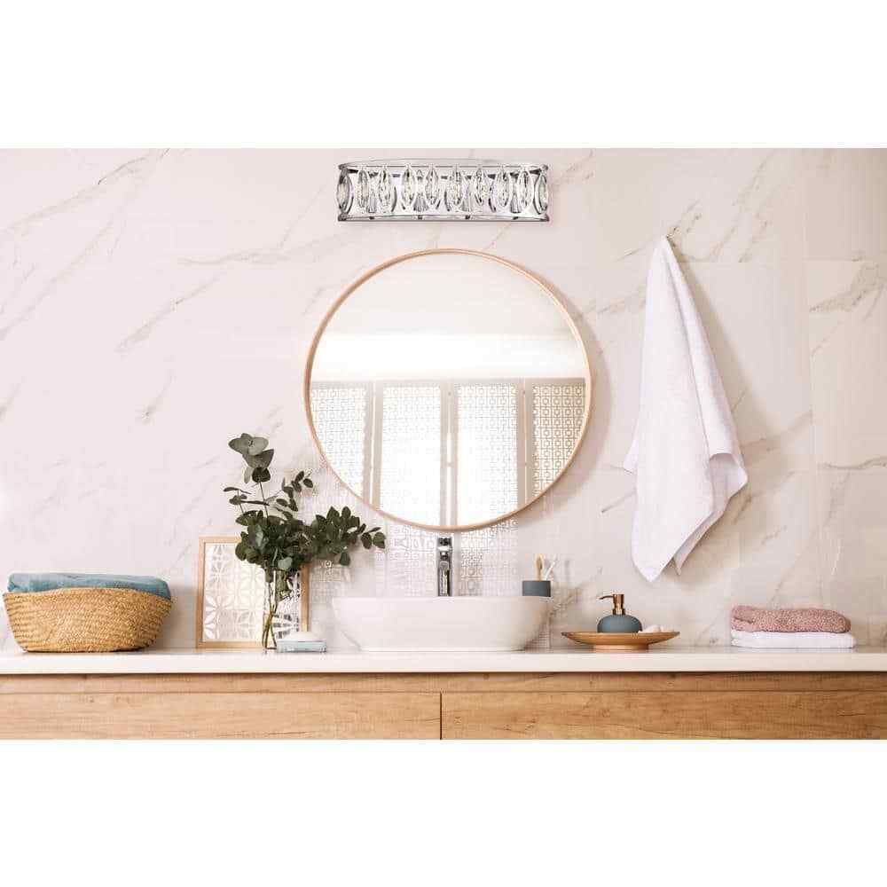 Home Decorators Collection Westchester 24 in. 4-Light Chrome Vanity Light