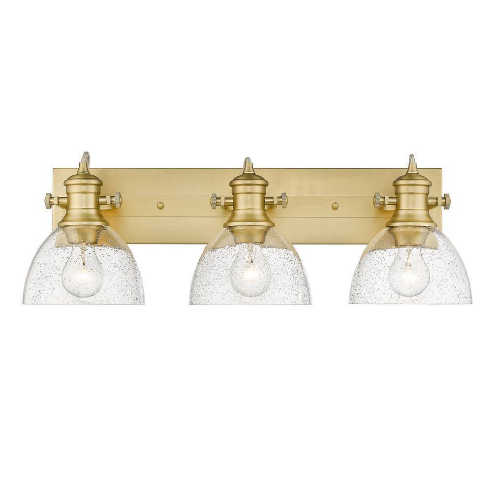 Golden Lighting Hines 23.13 in. Brushed Champagne Bronze Bath Vanity Light