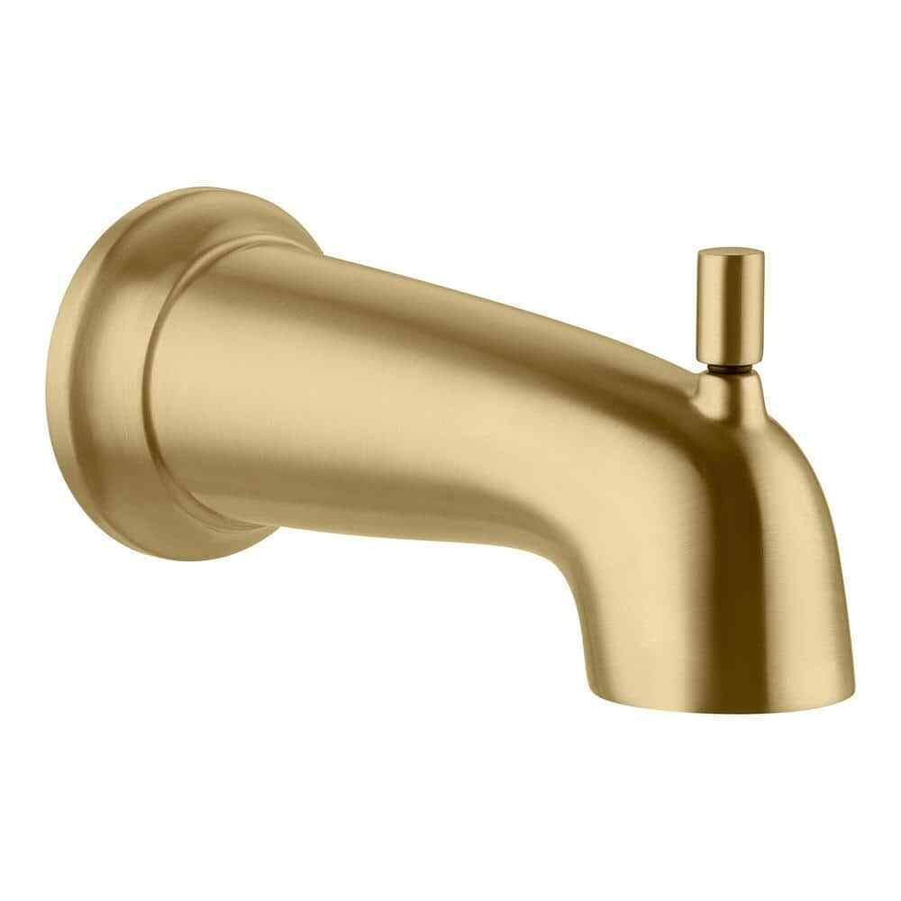 Glacier Bay Dorind Tub and Shower Faucet 1.8 GPM in Matte Gold Valve Included