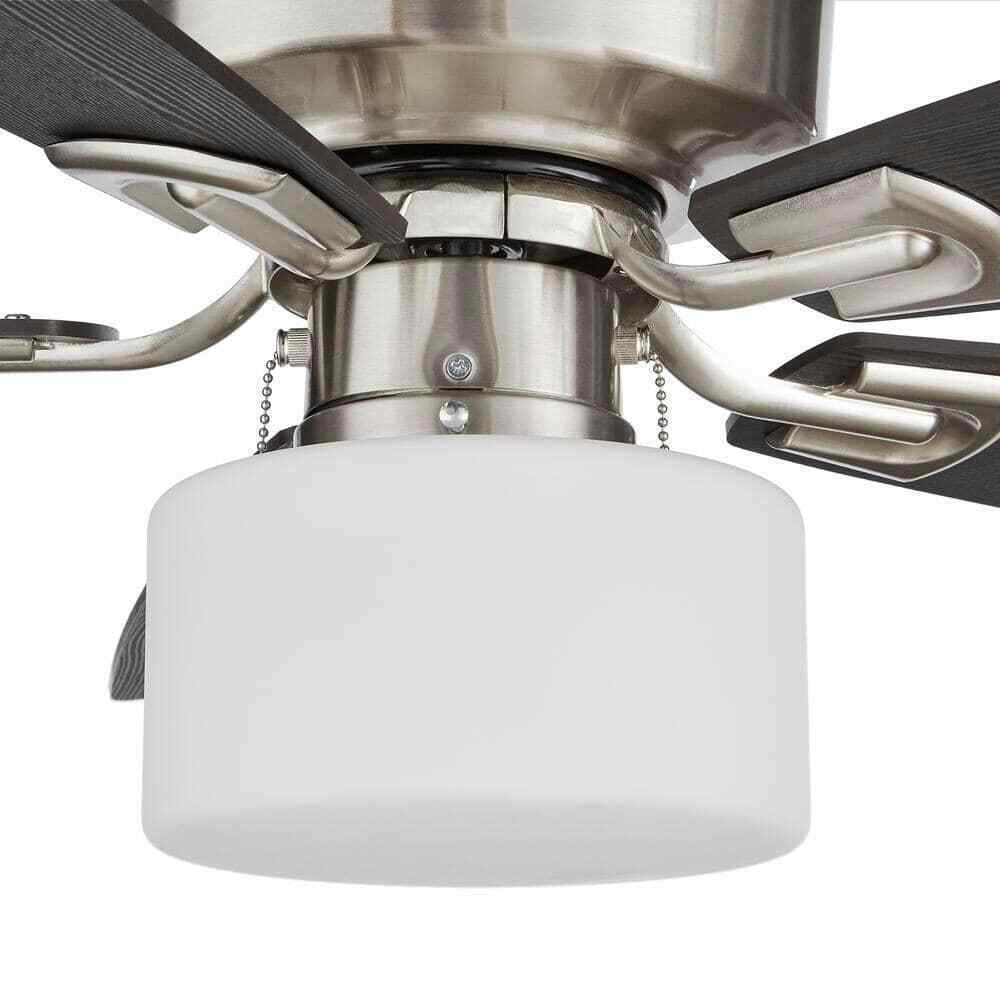 Bellina 42 in. Brushed Nickel Ceiling Fan with Light Kit RH5H1-BN