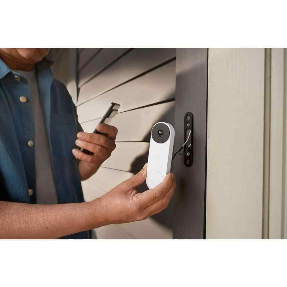 Google Nest Doorbell Wired 2nd Gen - Snow GA02767-US