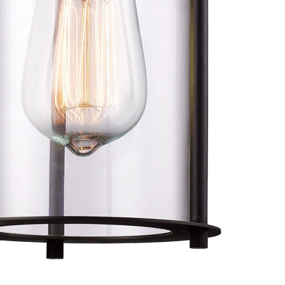 Bel Air Lighting Blues Rubbed Bronze and Antique Gold Outdoor Wall Light Fixture