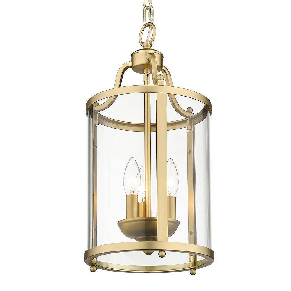 Golden Lighting Payton 3-Light Brushed Champagne Bronze Standard Pendant Light