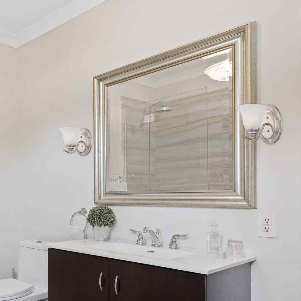 Volume Lighting Trinidad 1-Light Indoor Brushed Nickel Wall Mount Sconce