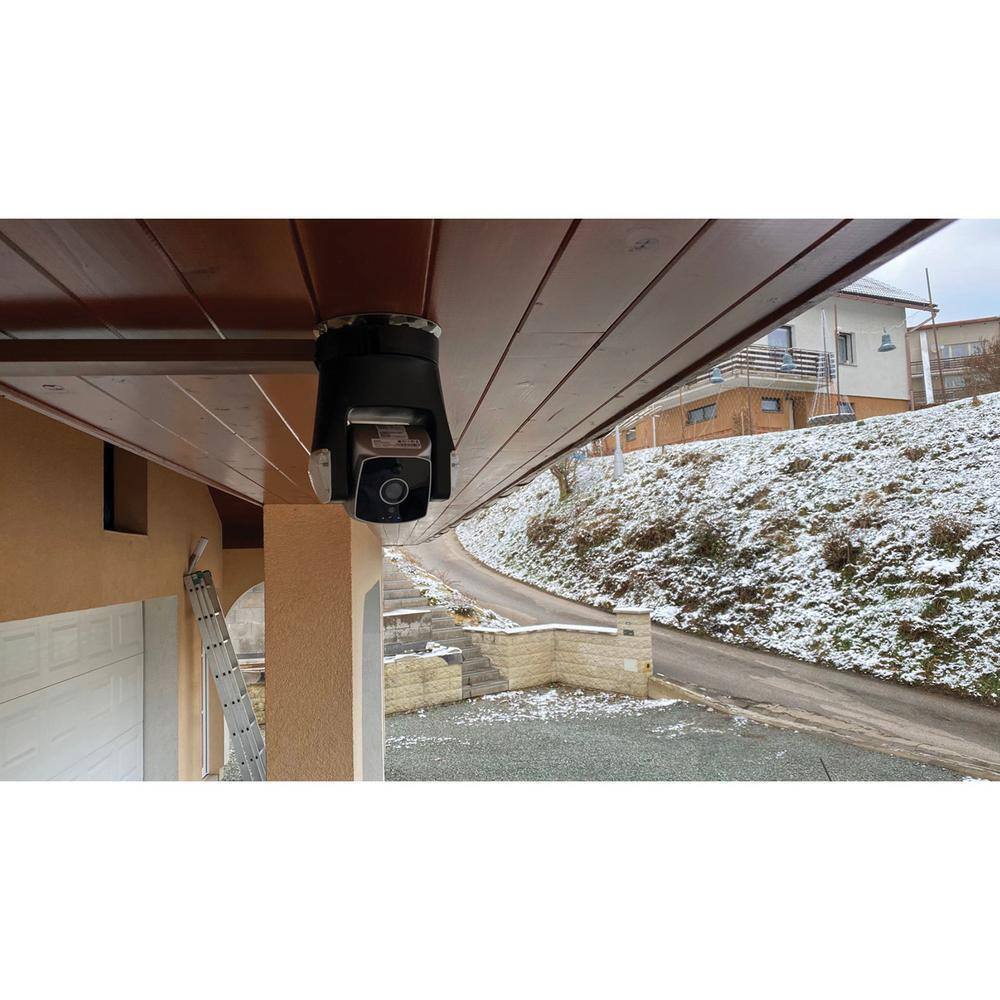 CLEER Ares Pro Biometric Auto Tracking Outdoor PTZ Security Camera in Black