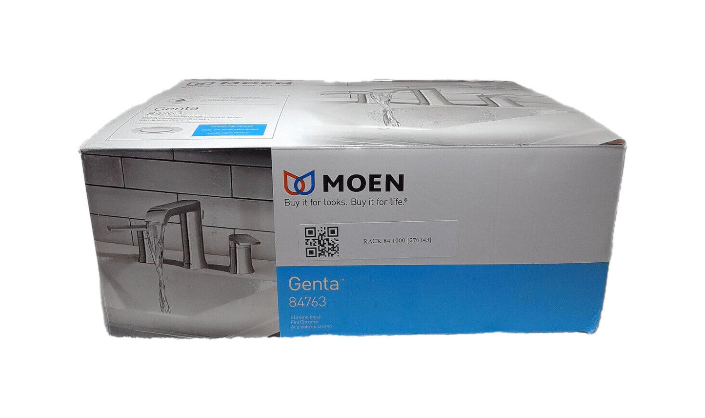 MOEN Genta 8 in. Widespread 2-Handle Bathroom Faucet in Chrome 84763