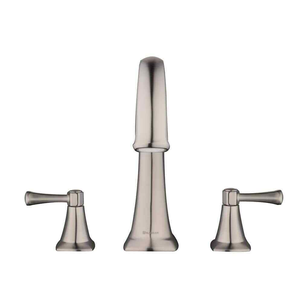 Glacier Bay Stillmore 2-Handle Deck-Mount Roman Tub Faucet in Brushed Nickel