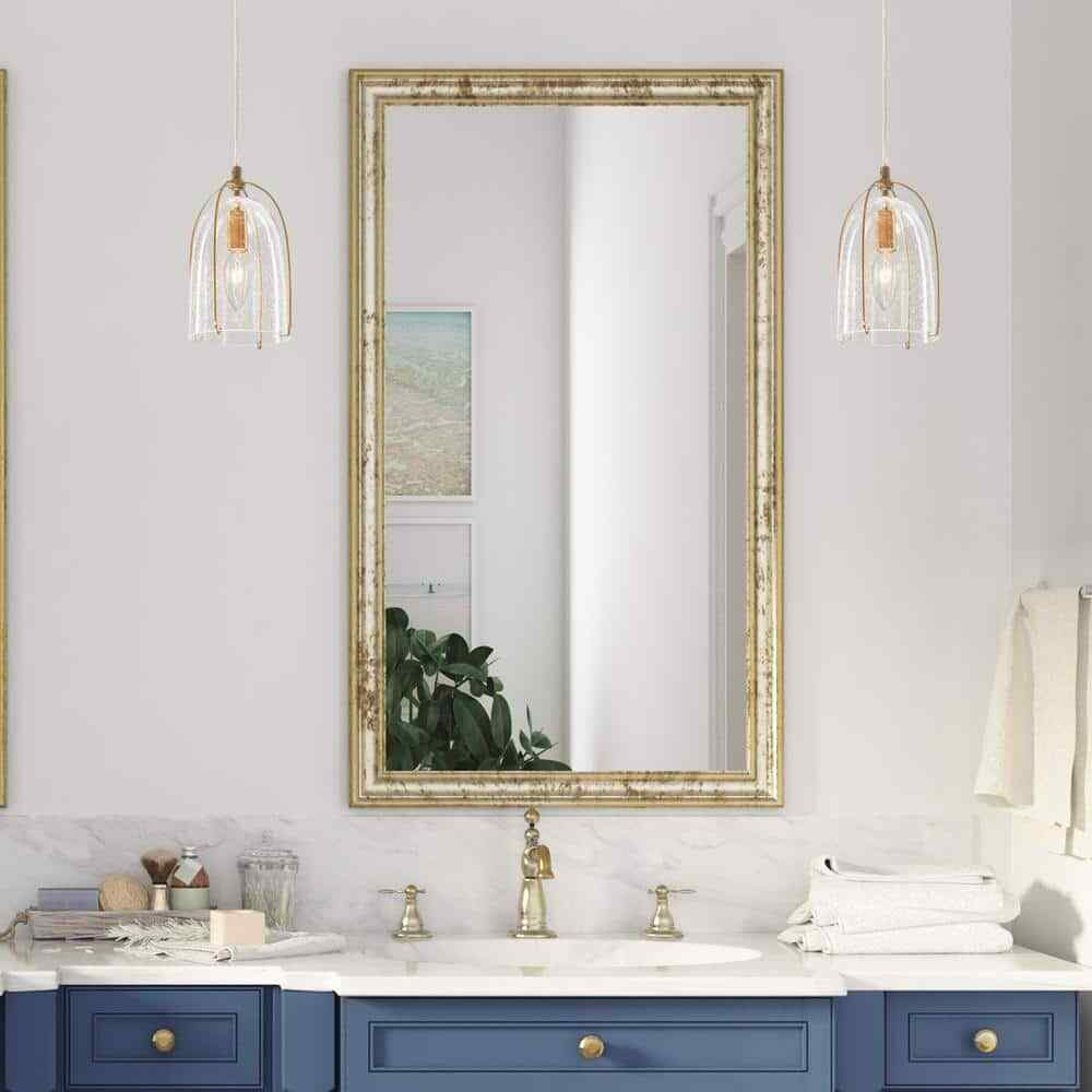 Uolfin Modern Gold Bell Mini Pendant Light 1-Light Island Bathroom Ceiling Light