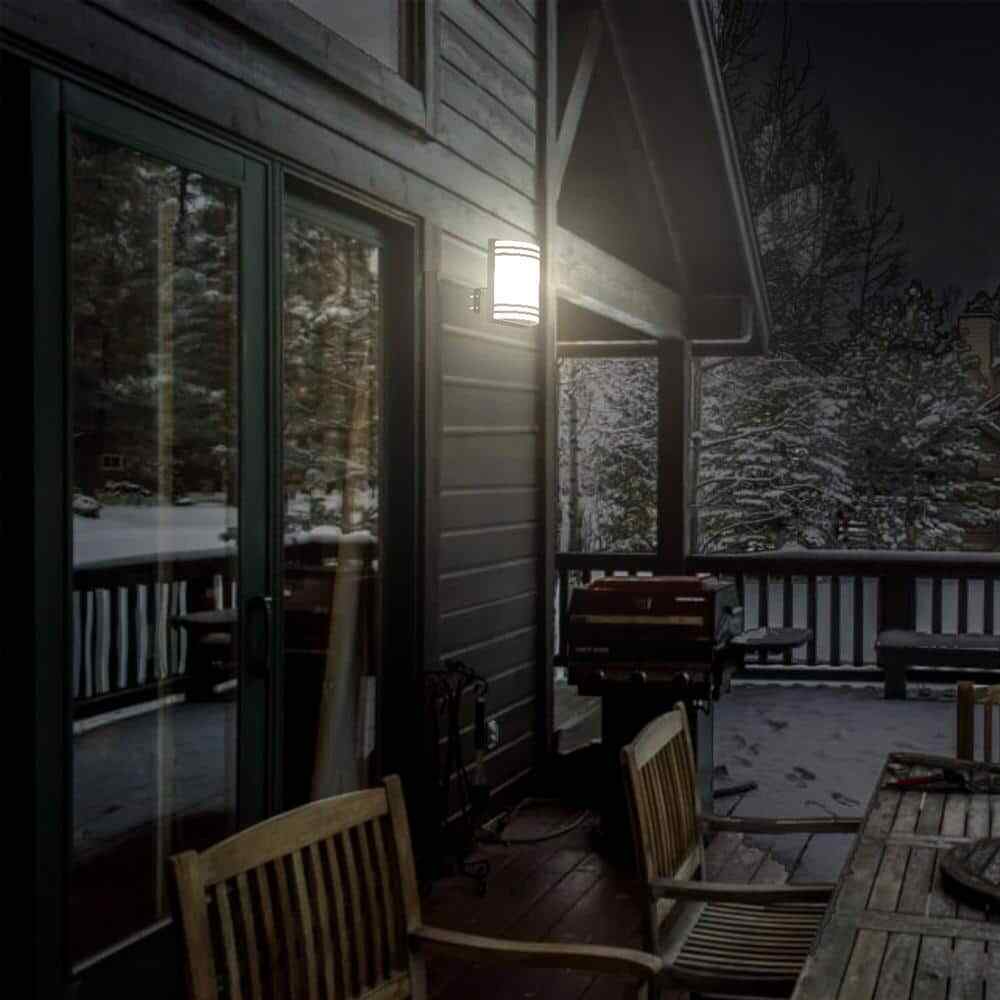 TECHKO Solar Integrated LED Outdoor Sconce Amber or White Light SSL-303