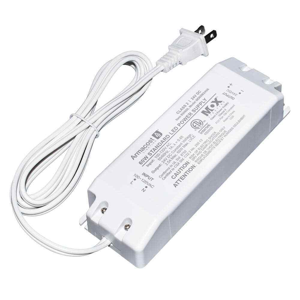 Armacost Lighting LED Power Supply 60-W Standard Driver 24-Volt DC Transformer