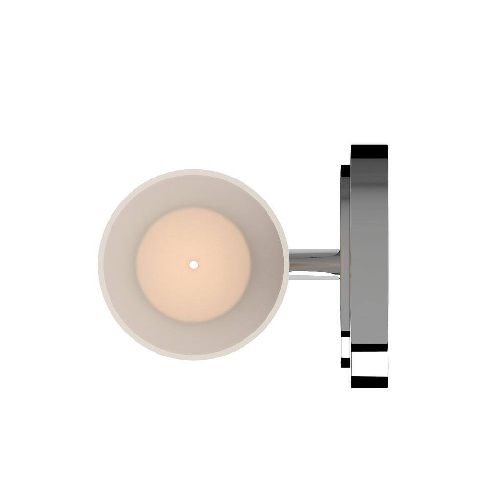 Volume Lighting Sharyn 6 in. Chrome Bathroom Light Wall Sconce