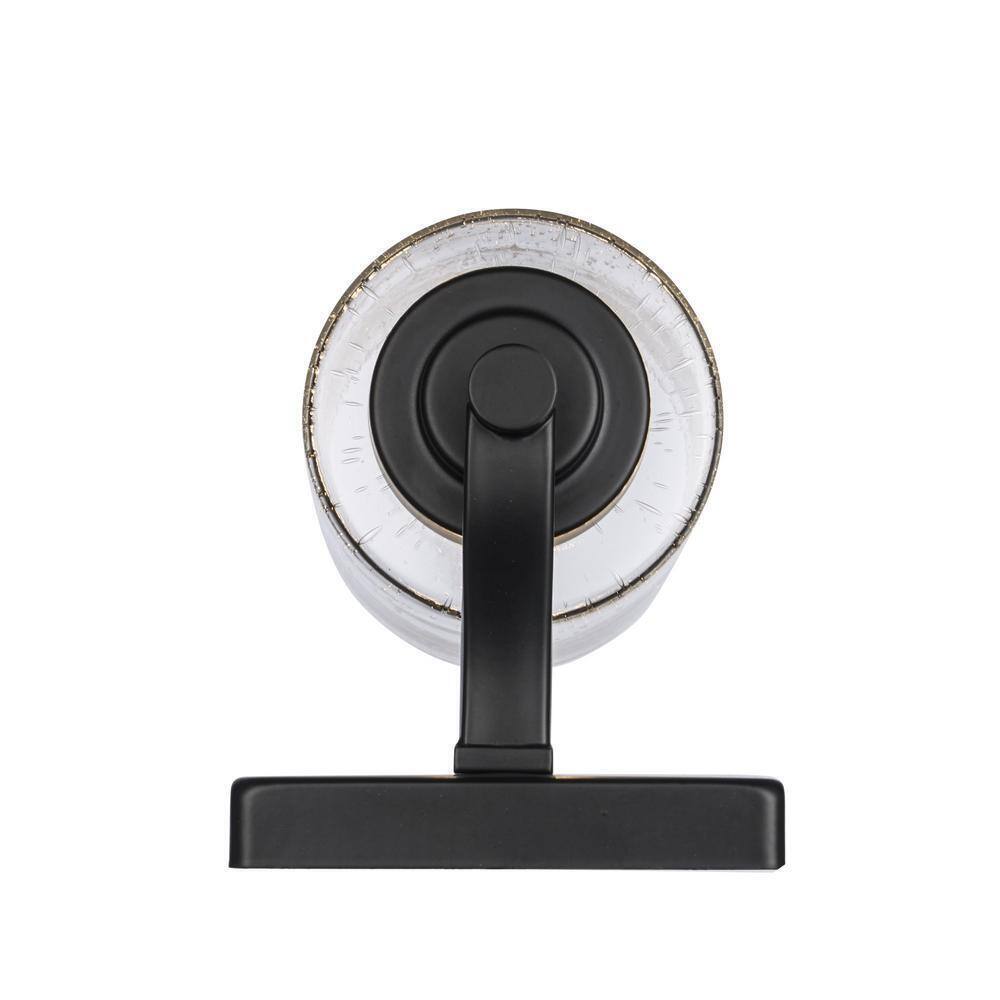 Bel Air Lighting Simi 1-Light Black Indoor Wall Sconce Light Fixture