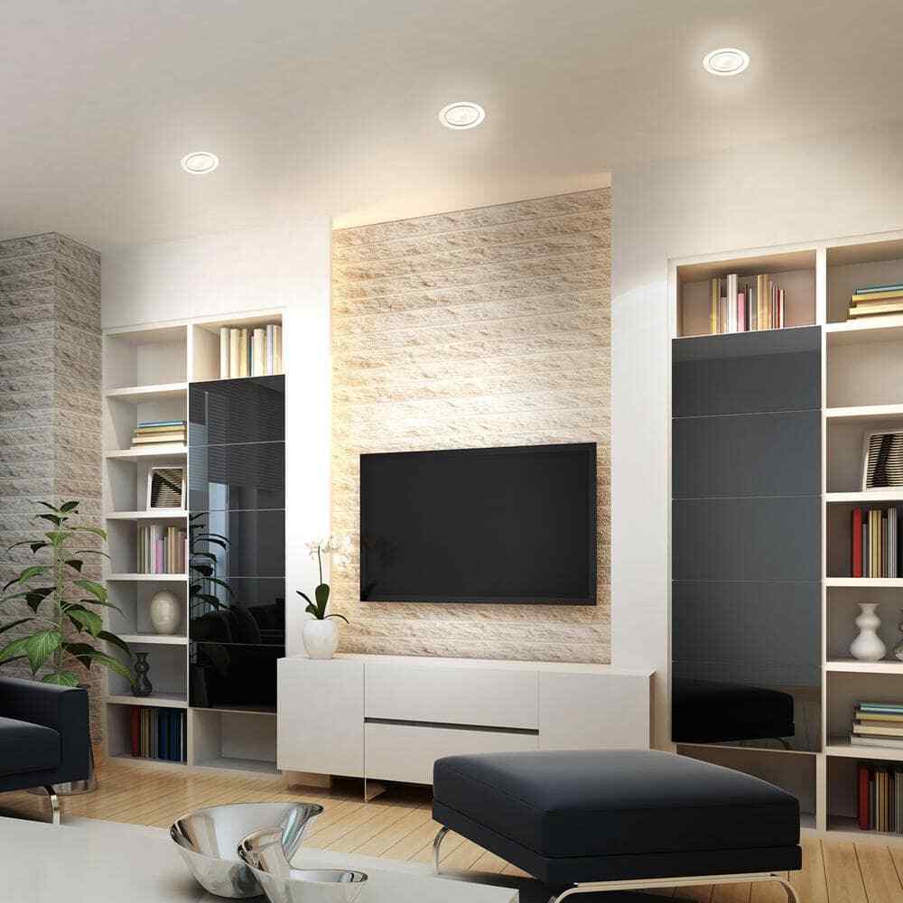 Commercial Electric 3 in. Ultra-Spot Canless Recessed Integrated LED (6 pack)
