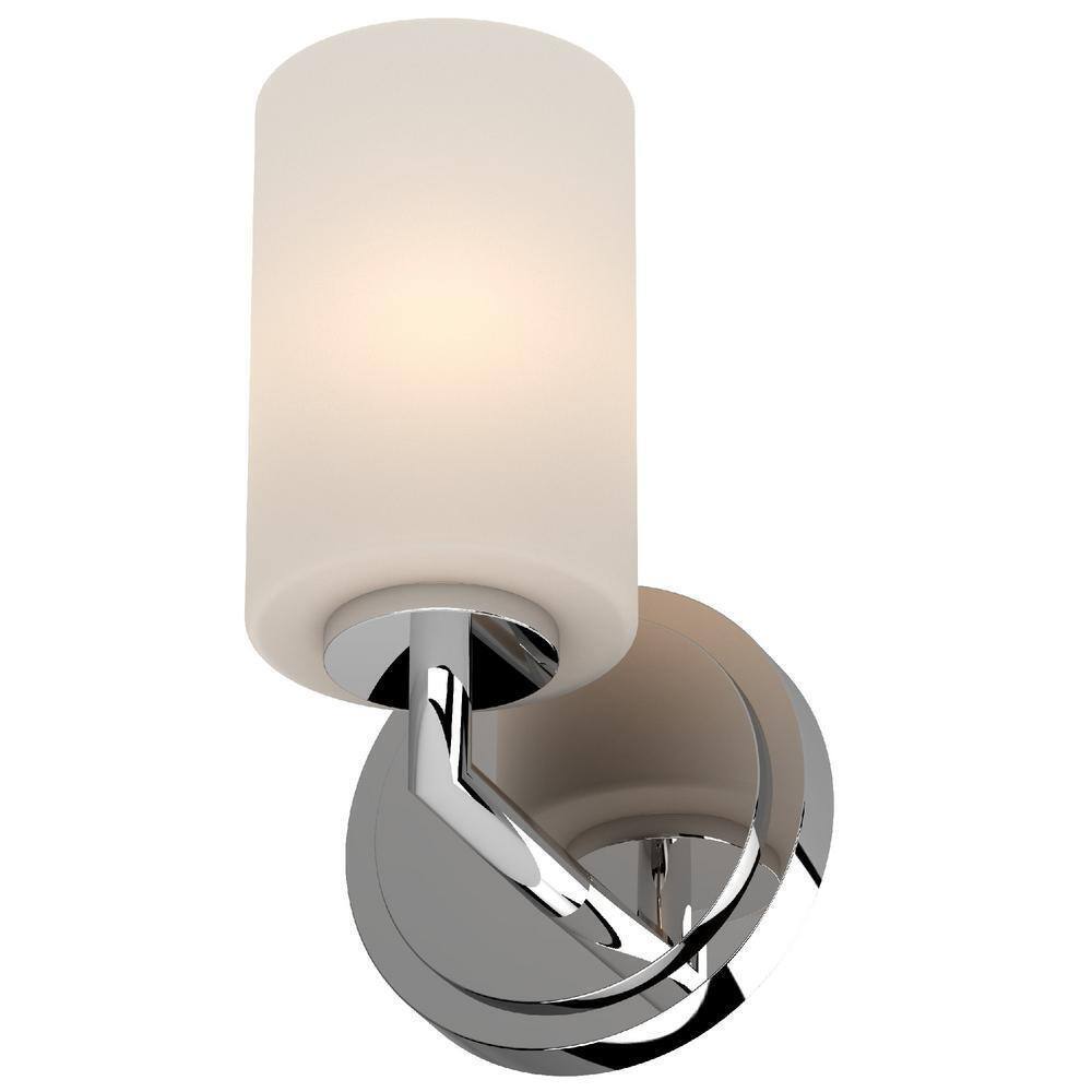 Volume Lighting Sharyn 6 in. Chrome Bathroom Light Wall Sconce