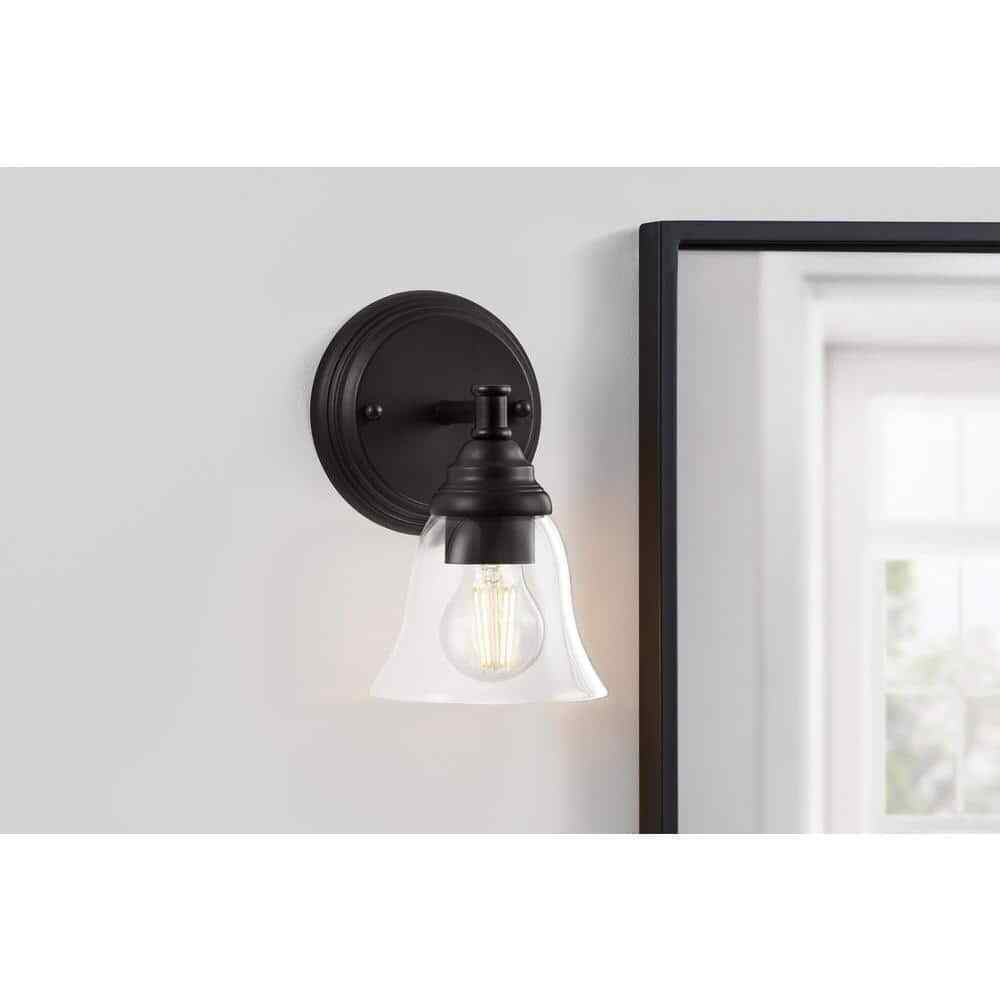Hampton Bay Marsden 1-light Oil Rubbed Bronze Transitional Indoor Wall Sconce