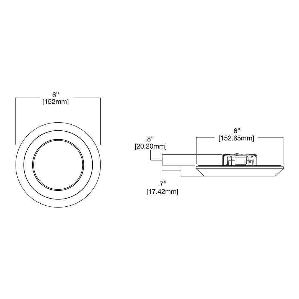 Halo 4 in. Selectable CCT Surface LED Downlight Recessed Light