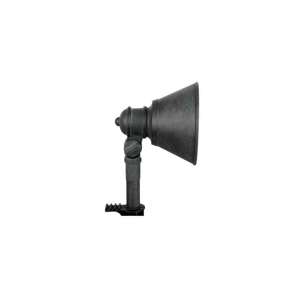 Hampton Bay Cann River Silver Low Voltage Hardwired Landscape Flood Light