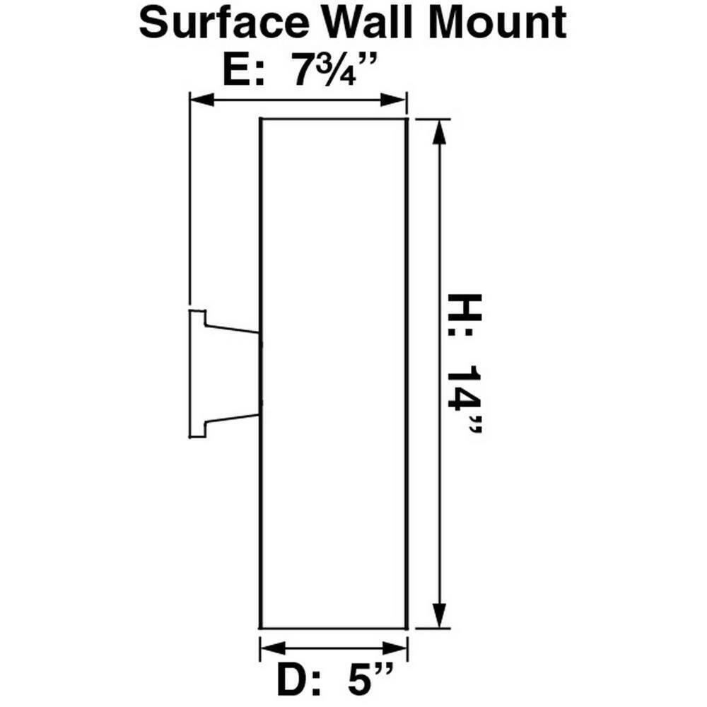 Volume Lighting 2-Light Black Aluminum Integrated LED Wall Mount Cylinder Sconce