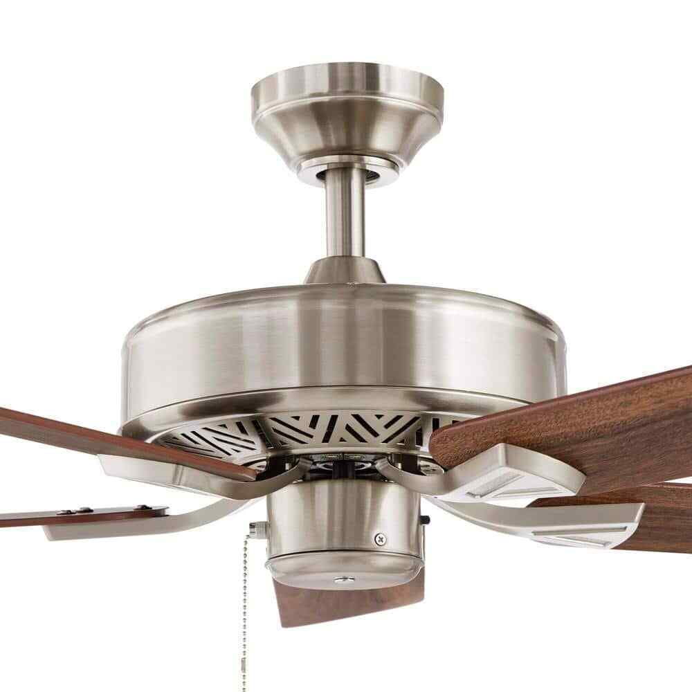 Hampton Bay Chatfield 52 in. Indoor Brushed Nickel Ceiling Fan
