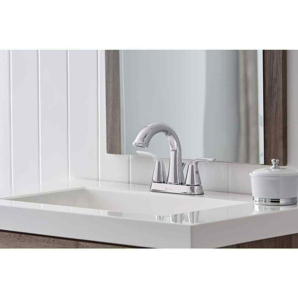 Glacier Bay Irena 4 in. Centerset 2-Handle Bathroom Faucet in Chrome