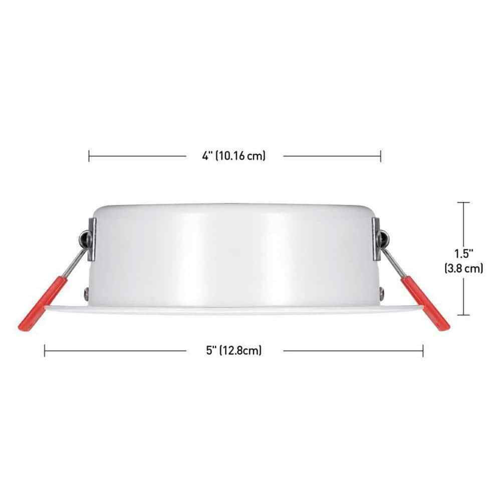Commercial Electric Slim Directional 4 in. Canless Recessed LED Kit